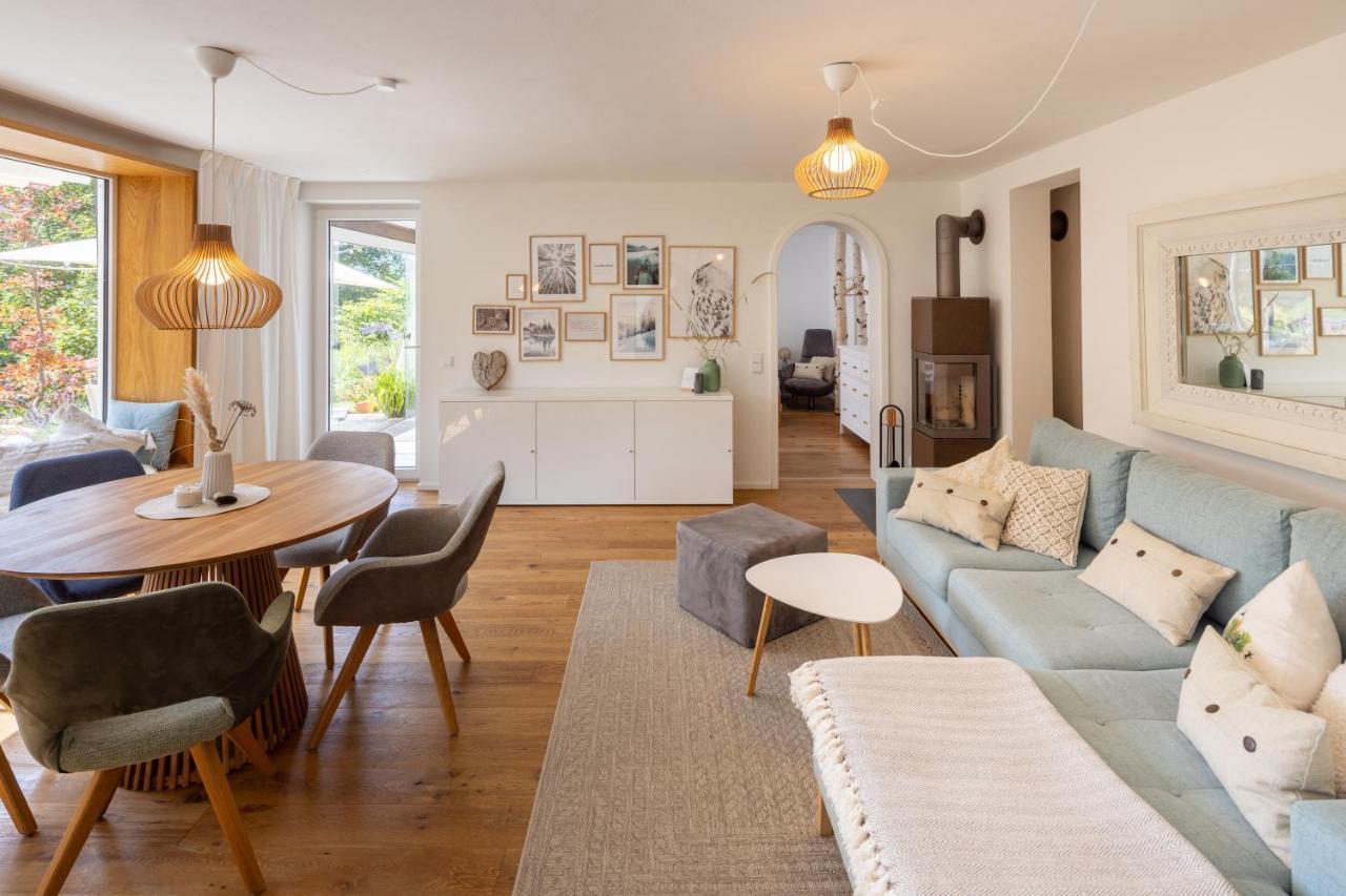 Waldlounge - Gartenwohnung Oberstaufen Exteriör bild