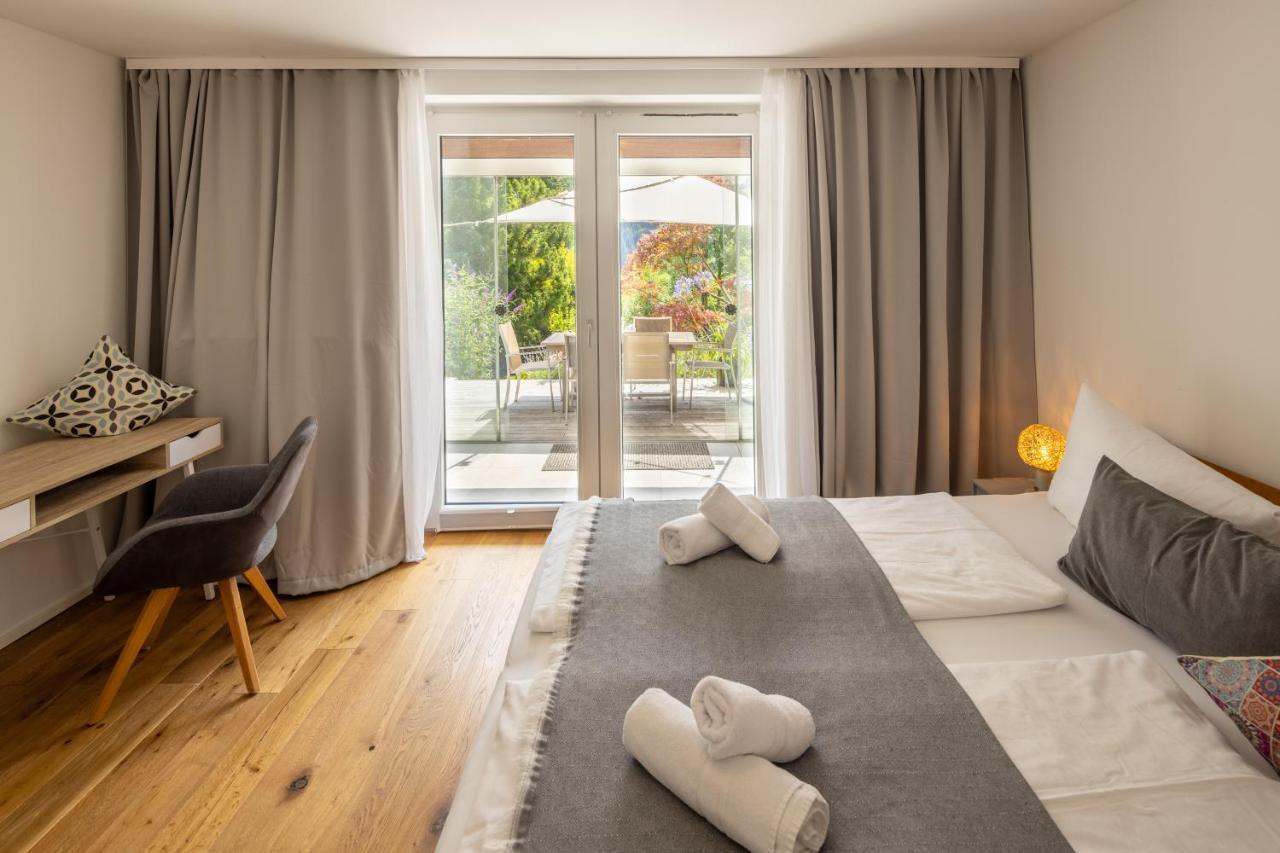 Waldlounge - Gartenwohnung Oberstaufen Exteriör bild