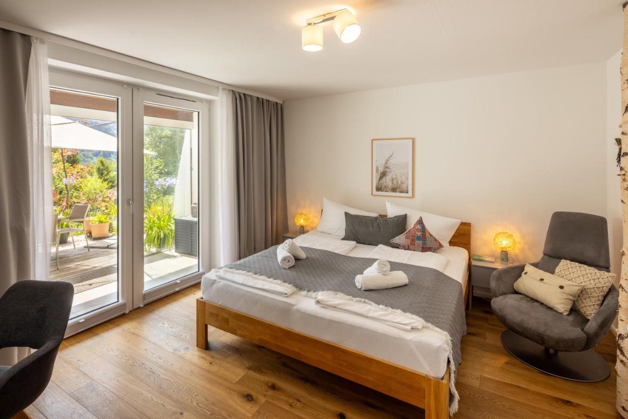 Waldlounge - Gartenwohnung Oberstaufen Exteriör bild