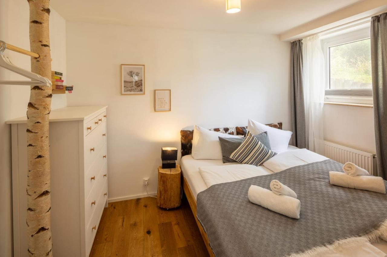 Waldlounge - Gartenwohnung Oberstaufen Exteriör bild